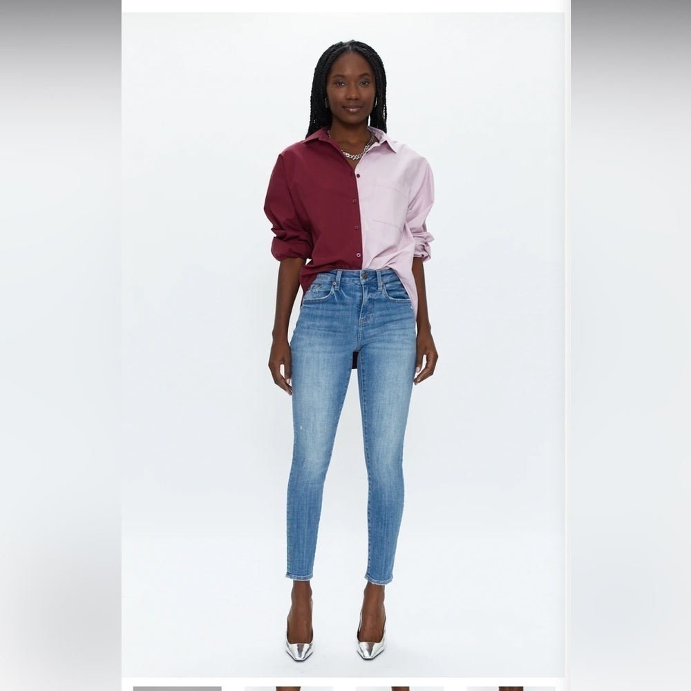 Pistola AUDREY MID RISE SKINNY JEAN - MAYFAIR